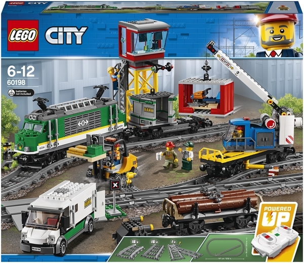 Конструктор LEGO City Товарный поезд, 1226 деталей (60198) - Pampik