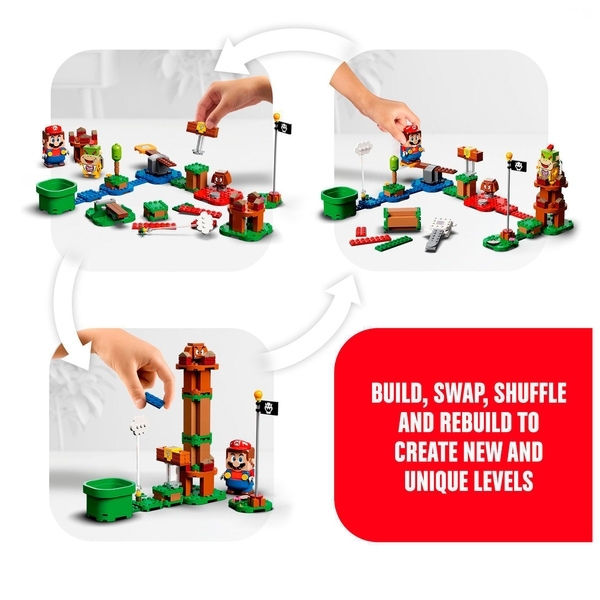 Конструктор LEGO Super Mario Пригоди разом з Маріо - стартовий набір, 231 деталь (71360) - Pampik - 19