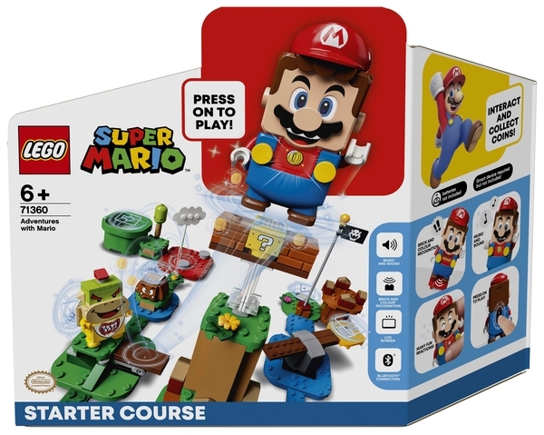 Конструктор LEGO Super Mario Пригоди разом з Маріо - стартовий набір, 231 деталь (71360) - Pampik