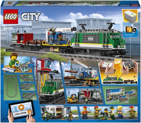 Конструктор LEGO City Товарный поезд, 1226 деталей (60198) - Pampik - 2