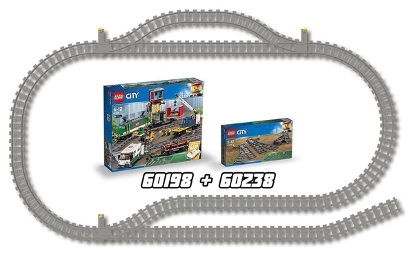 Конструктор LEGO City Стрелочный перевод 8 деталей (60238) - Pampik - 10