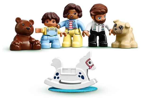 Конструктор LEGO DUPLO Модульний іграшковий будинок, 129 деталей (10929) - Pampik - 7