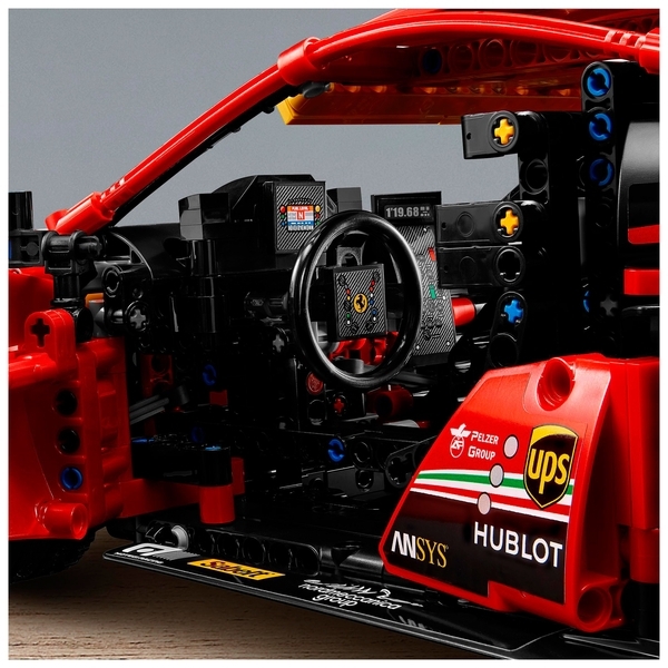 Конструктор LEGO Technic Ferrari 488 GTE AF Corse 51, 1677 дет. (42125) - Pampik - 5