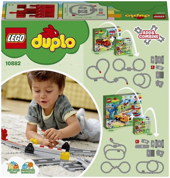 Конструктор LEGO DUPLO Town Рейки, 23 деталі (10882) - Pampik - 9