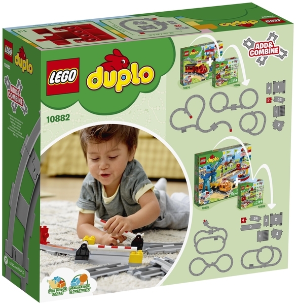 Конструктор LEGO DUPLO Town Рейки, 23 деталі (10882) - Pampik - 13