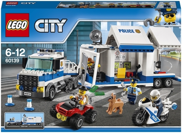 Конструктор LEGO City Мобільний командний центр, 374 деталі (60139) - Pampik
