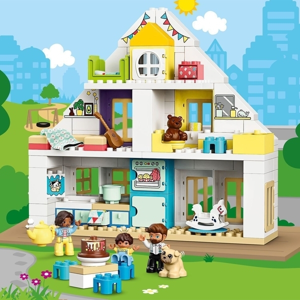 Конструктор LEGO DUPLO Модульний іграшковий будинок, 129 деталей (10929) - Pampik - 8
