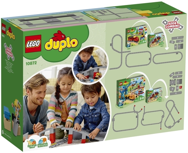 Конструктор LEGO DUPLO Town Залізничний міст і рейки, 26 деталей (10872) - Pampik - 12