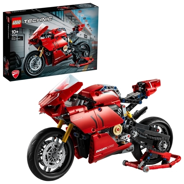 Конструктор LEGO Technic Ducati Panigale V4 R, 646 деталей (42107) - Pampik - 2