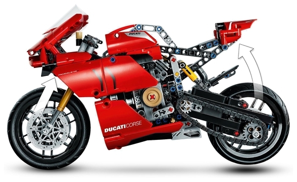 Конструктор LEGO Technic Ducati Panigale V4 R, 646 деталей (42107) - Pampik - 6
