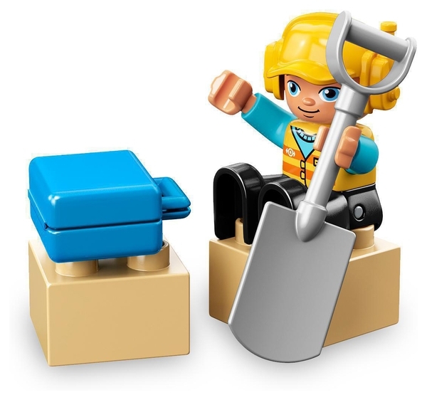 Конструктор LEGO DUPLO Town Залізничний міст і рейки, 26 деталей (10872) - Pampik - 4
