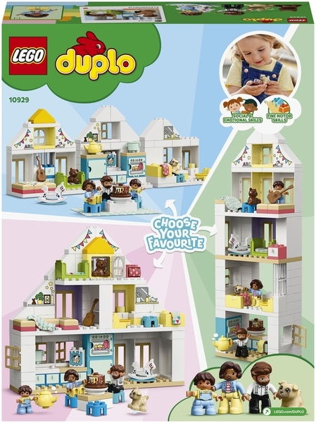 Конструктор LEGO DUPLO Модульний іграшковий будинок, 129 деталей (10929) - Pampik - 10