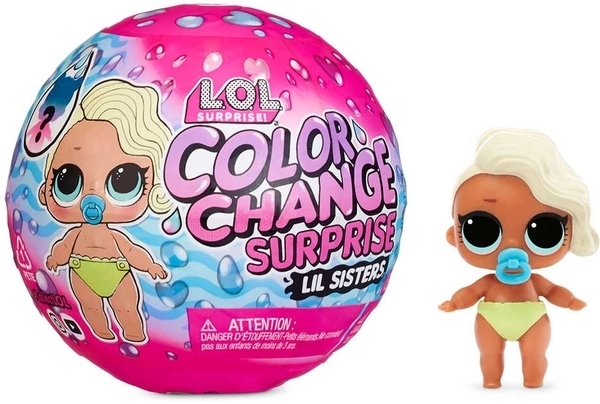 Ігровий набір з лялькою L.O.L. Surprise Color Change Сестрички (576327) - Pampik