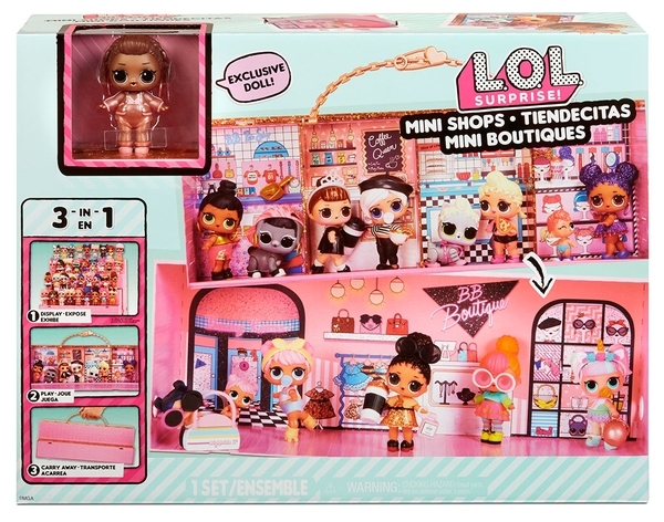 Ігровий набір з лялькою L.O.L. Surprise! - Маленькі Крамнички 3-в-1 (576297) - Pampik