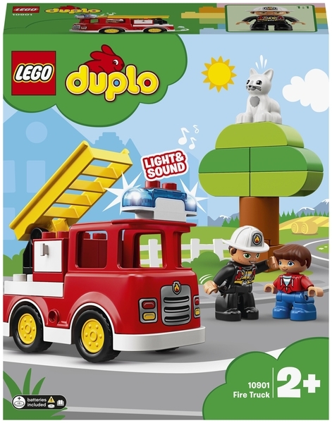 Конструктор LEGO DUPLO Городок Пожежна машина, 21 деталь (10901) - Pampik