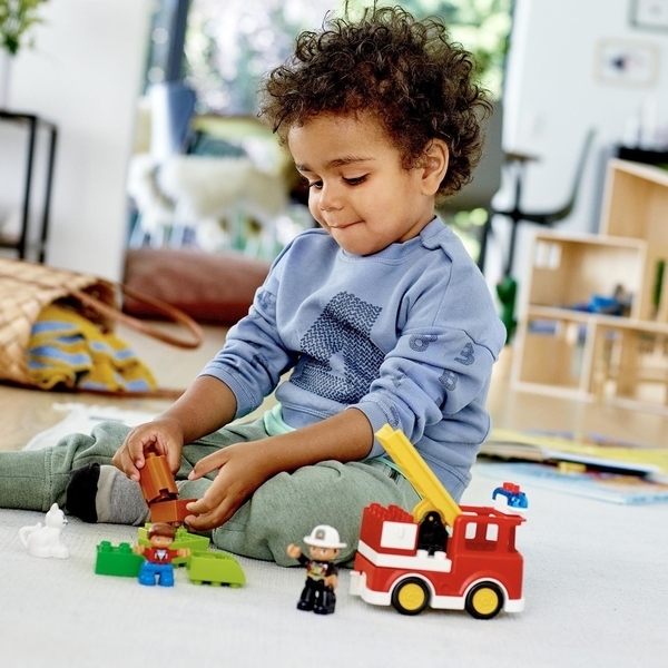 Конструктор LEGO DUPLO Городок Пожежна машина, 21 деталь (10901) - Pampik - 13