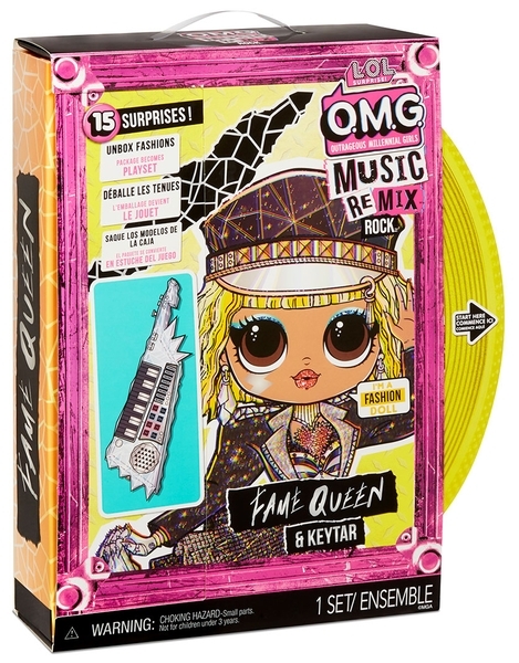 Ігровий набір з лялькою L.O.L. Surprise! "O.M.G. Remix Rock" - Королева Сцени (577607) - Pampik - 5