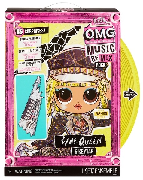 Ігровий набір з лялькою L.O.L. Surprise! "O.M.G. Remix Rock" - Королева Сцени (577607) - Pampik - 4