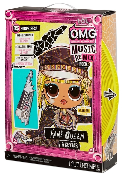 Ігровий набір з лялькою L.O.L. Surprise! "O.M.G. Remix Rock" - Королева Сцени (577607) - Pampik - 3