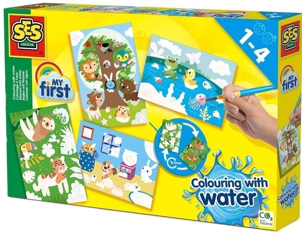Набір для творчості Ses Creative My first Водні малюнки Тварини (14456) - Pampik
