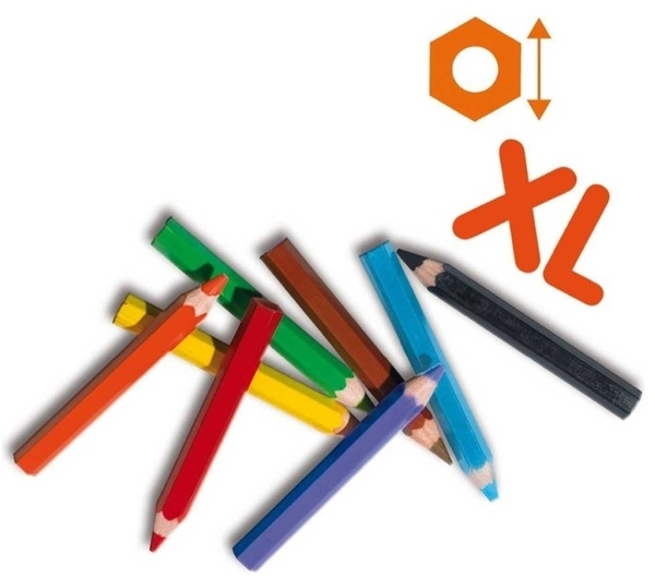 Набір кольорових олівців Ses Creative My first, 8 кольорів (14416) - Pampik - 2