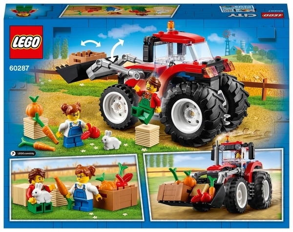 Конструктор LEGO City Great Vehicles Трактор, 148 дет. (60287) - Pampik - 9