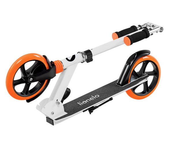 Самокат Lionelo Luca white orange, белый с оранжевым (LO.LC01) - Pampik - 5