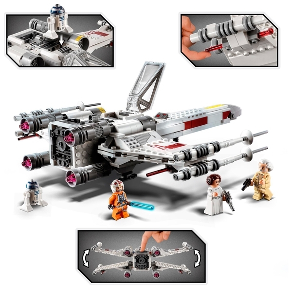 Конструктор LEGO Star Wars Винищувач X-wing Люка Скайвокера, 474 дет. (75301) - Pampik - 5