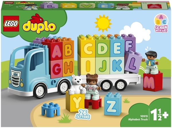 Конструктор LEGO DUPLO Вантажівка з буквами, 36 деталей (10915) - Pampik