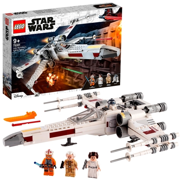Конструктор LEGO Star Wars Винищувач X-wing Люка Скайвокера, 474 дет. (75301) - Pampik - 2