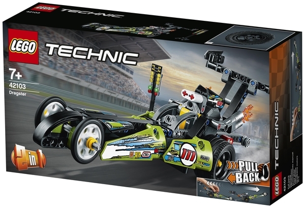 Конструктор LEGO Technic Драгстер, 225 деталей (42103) - Pampik - 16