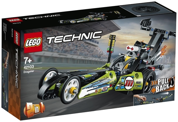 Конструктор LEGO Technic Драгстер, 225 деталей (42103) - Pampik - 3