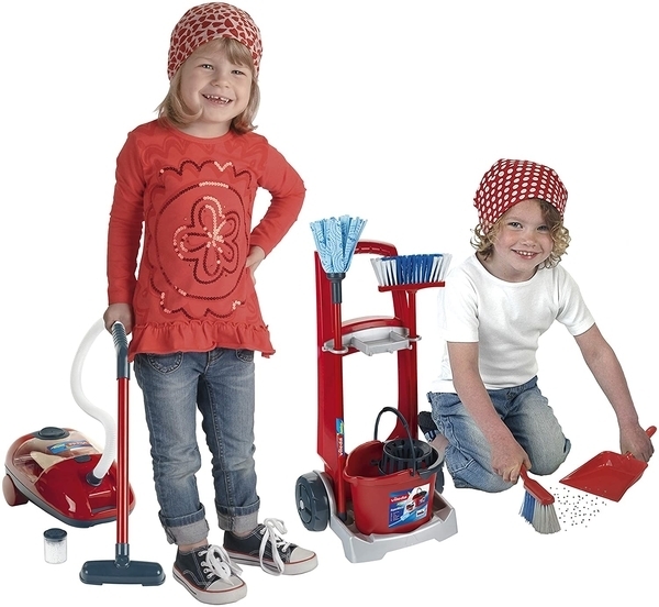 Іграшка Klein Візок для прибирання з пилососом (6742) - Pampik - 4