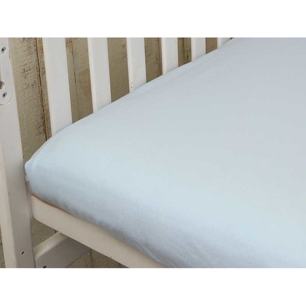 Простыня Руно, трикотаж, на резинке, 120х60 см, голубой (918.38_Блакитний) - Pampik - 4