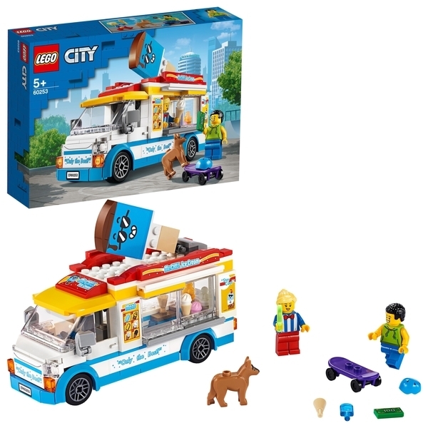Конструктор LEGO City Вантажівка морозивника, 200 деталей (60253) - Pampik - 2