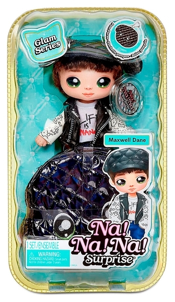 Ігровий набір з лялькою Na! Na! Na! Surprise Glam Максвелл Дейн, з аксесуарами (575375) - Pampik - 3