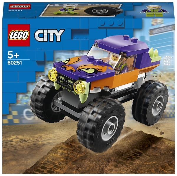 Конструктор LEGO City Монстр-трак, 55 деталей (60251) - Pampik
