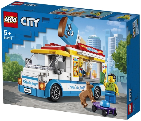 Конструктор LEGO City Вантажівка морозивника, 200 деталей (60253) - Pampik - 12