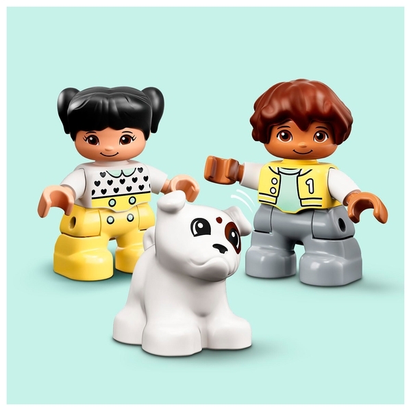 Конструктор LEGO DUPLO My First Потяг із цифрами - вчимося рахувати, 23 деталі (10954) - Pampik - 6