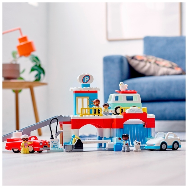 Конструктор LEGO DUPLO Гараж і автомийка, 112 деталей (10948) - Pampik - 10
