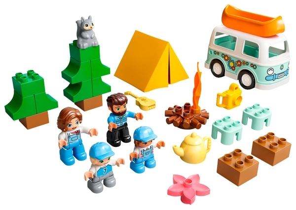 Конструктор LEGO DUPLO Сімейна пригода на мікроавтобусі, 30 деталей (10946) - Pampik - 4