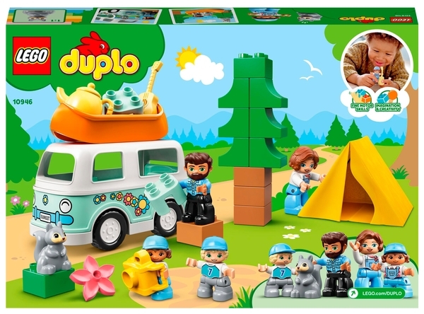 Конструктор LEGO DUPLO Сімейна пригода на мікроавтобусі, 30 деталей (10946) - Pampik - 3