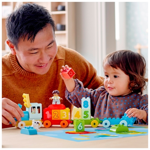 Конструктор LEGO DUPLO My First Потяг із цифрами - вчимося рахувати, 23 деталі (10954) - Pampik - 8