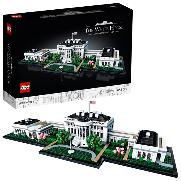 Конструктор LEGO Architecture Білий дім, 1483 деталі (21054) - Pampik - 2