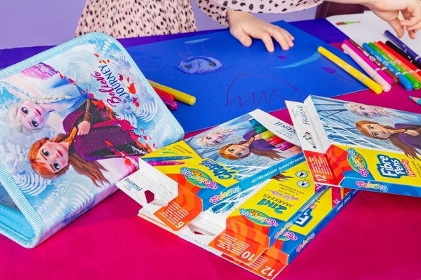 Олівці кольорові Colorino Duo Colors Frozen, з точилкою, 24 кольори, 12 шт. (91017PTR) - Pampik - 5