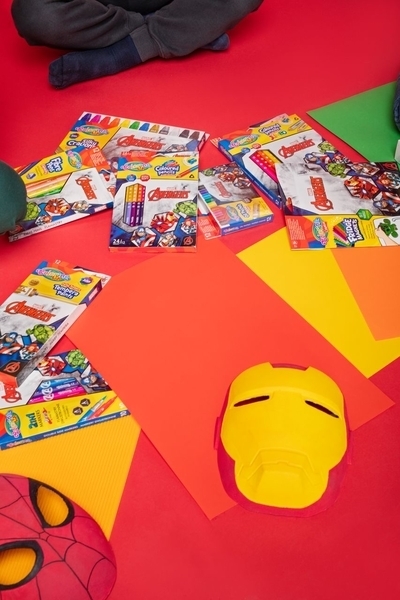 Карандаши цветные Colorino Avengers, с точилкой, 13 цветов, 12 шт. (91390PTR) - Pampik - 3