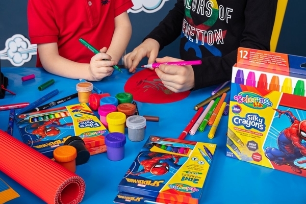 Фломастери двосторонні Colorino Spiderman, 10 кольорів (91833PTR) - Pampik - 2