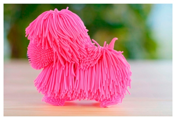 Интерактивная мягкая игрушка Jiggly Pup Озорной Щенок, розовый (JP001-WB-PI) - Pampik - 3