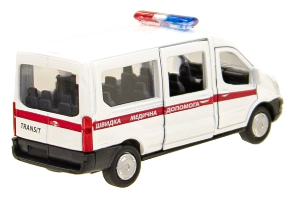 Автомодель Technopark Ford Швидка допомога (SB-18-18-A-W-WB-N) - Pampik - 7