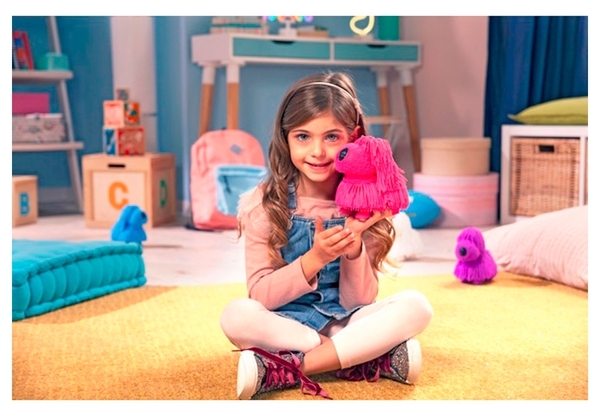 Интерактивная мягкая игрушка Jiggly Pup Озорной Щенок, розовый (JP001-WB-PI) - Pampik - 5